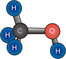 Methanol struktur