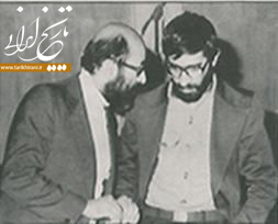 Mostafa Chamran and Mir-Hossein Mousavi