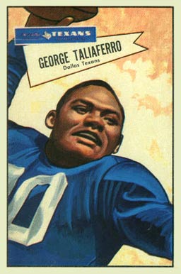 George Taliaferro - 1952 Bowman Large