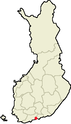 Location of Sipoo in Finland