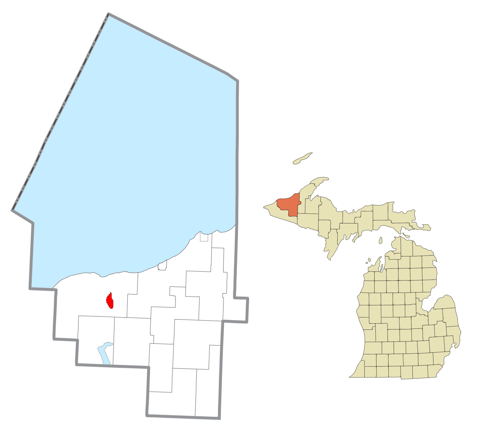 Image White Pine, MI location