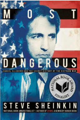 Cover of Most Dangerous, book by Steve Sheinkin.png
