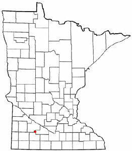 Location of Sanborn, Minnesota