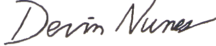 Devin Nunes Signature
