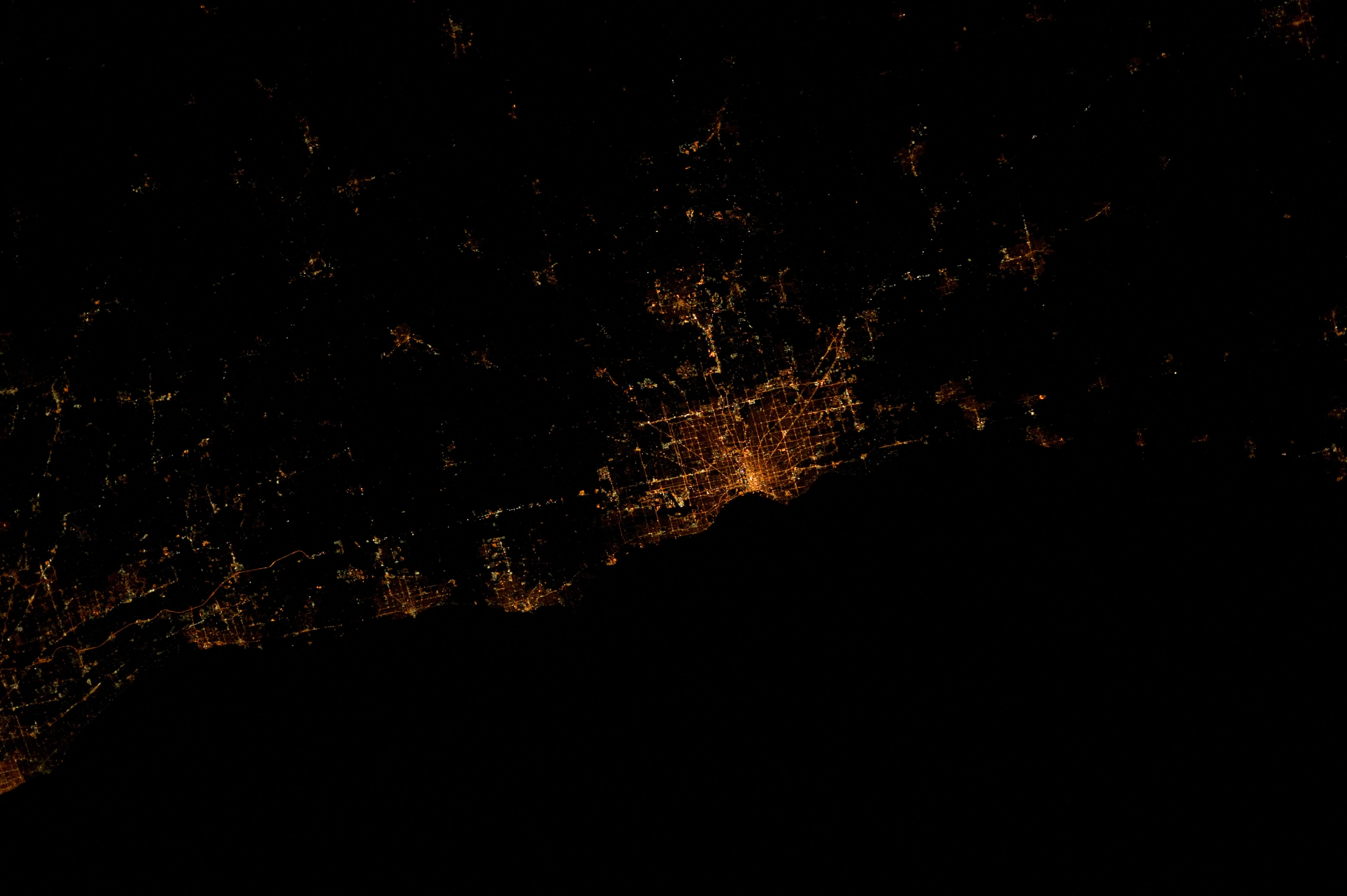 Burlington, 11:23:40 PM CDT in 2012 during Expedition 30 at the International Space Station