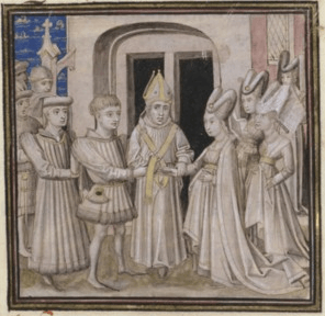 Mariage de Jean V de Bretagne et de Jeanne de France