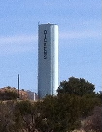 Dickens Texas water tower photo