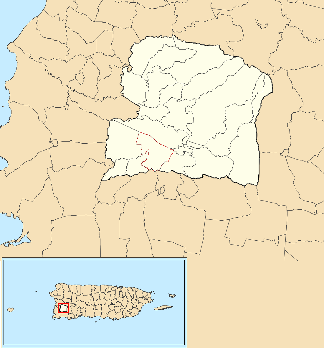 Image San Germán, Puerto Rico locator map