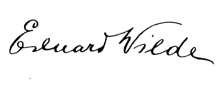 Eduard Vilde signature
