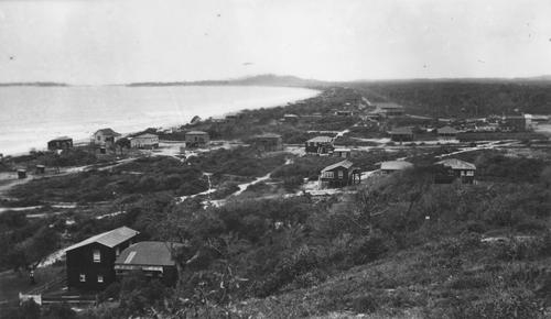 Homes in the sandhills at Tugun Beach circa 1926