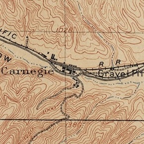 Topographic map of Carnegie, California