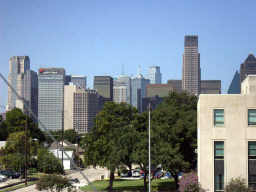 Bryan Place Skyline Looking West to Downtown Dallas