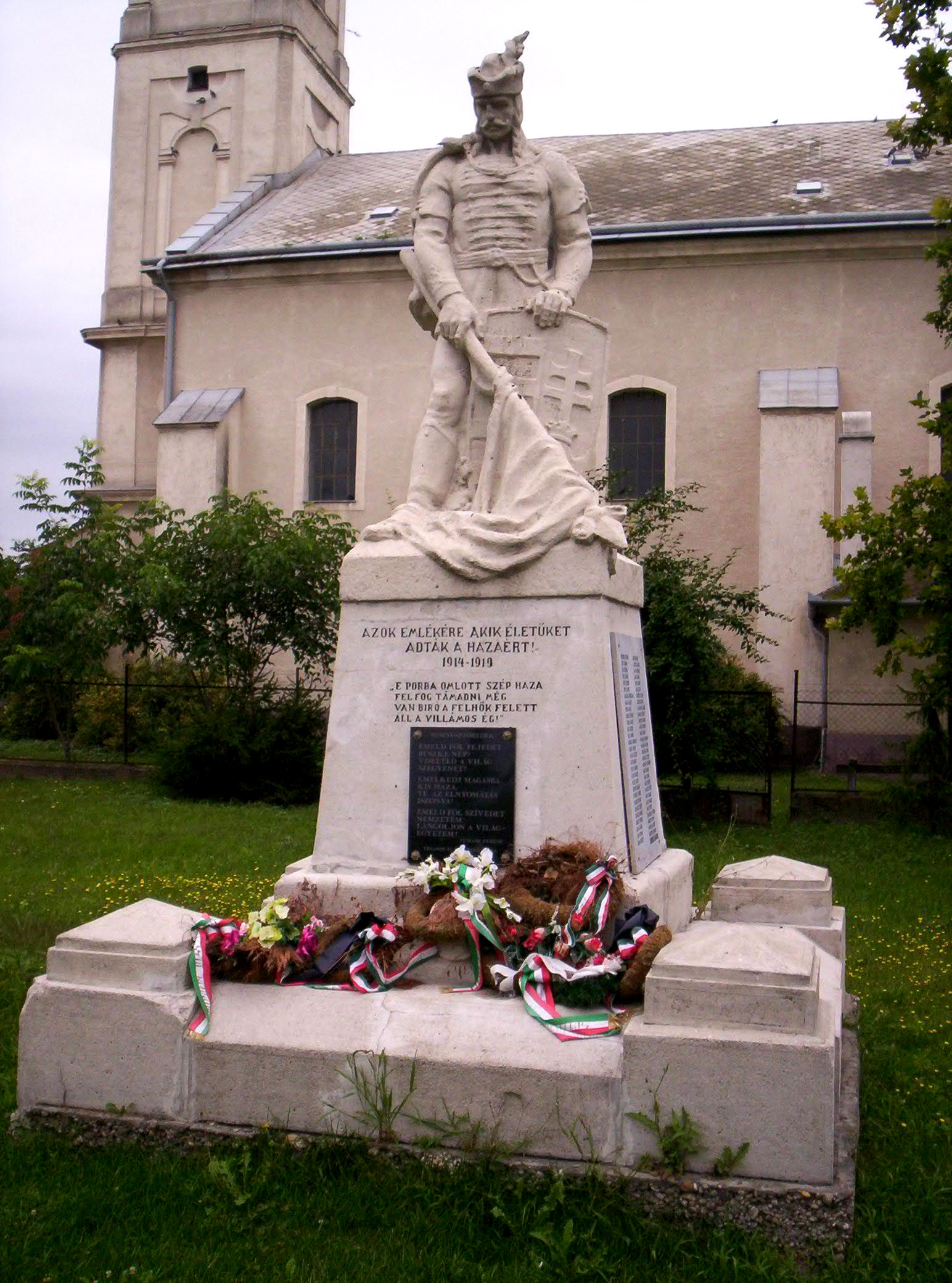World War I Memorial in Solt, Hungary.