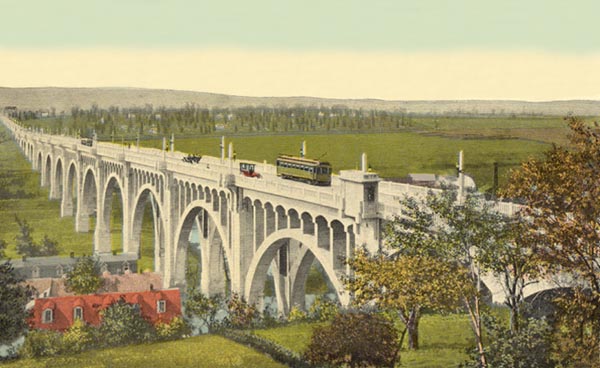 1916 - 8th Street Bridge Looking Northeast