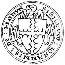 John III de Mohun (1269-1330) Seal BaronsLetter 1301