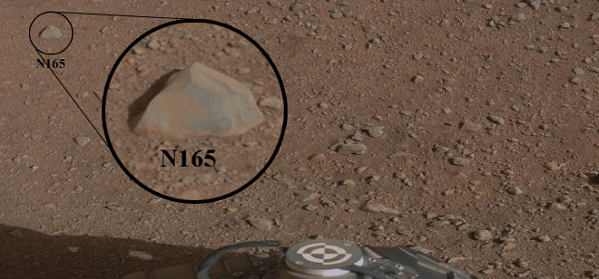 Mars Curiosity Rover-Coronation Rock-N165