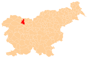 Location of the Municipality of Radovljica in Slovenia