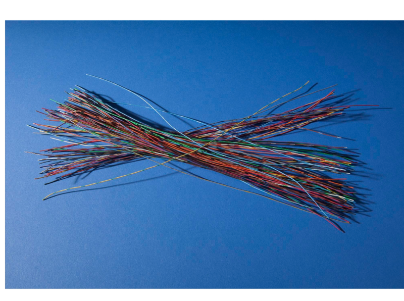 Grace Murray Hopper visualizing nanoseconds