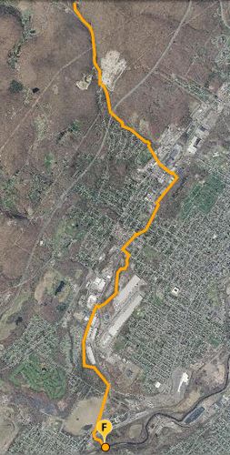 Keyser Creek satellite map
