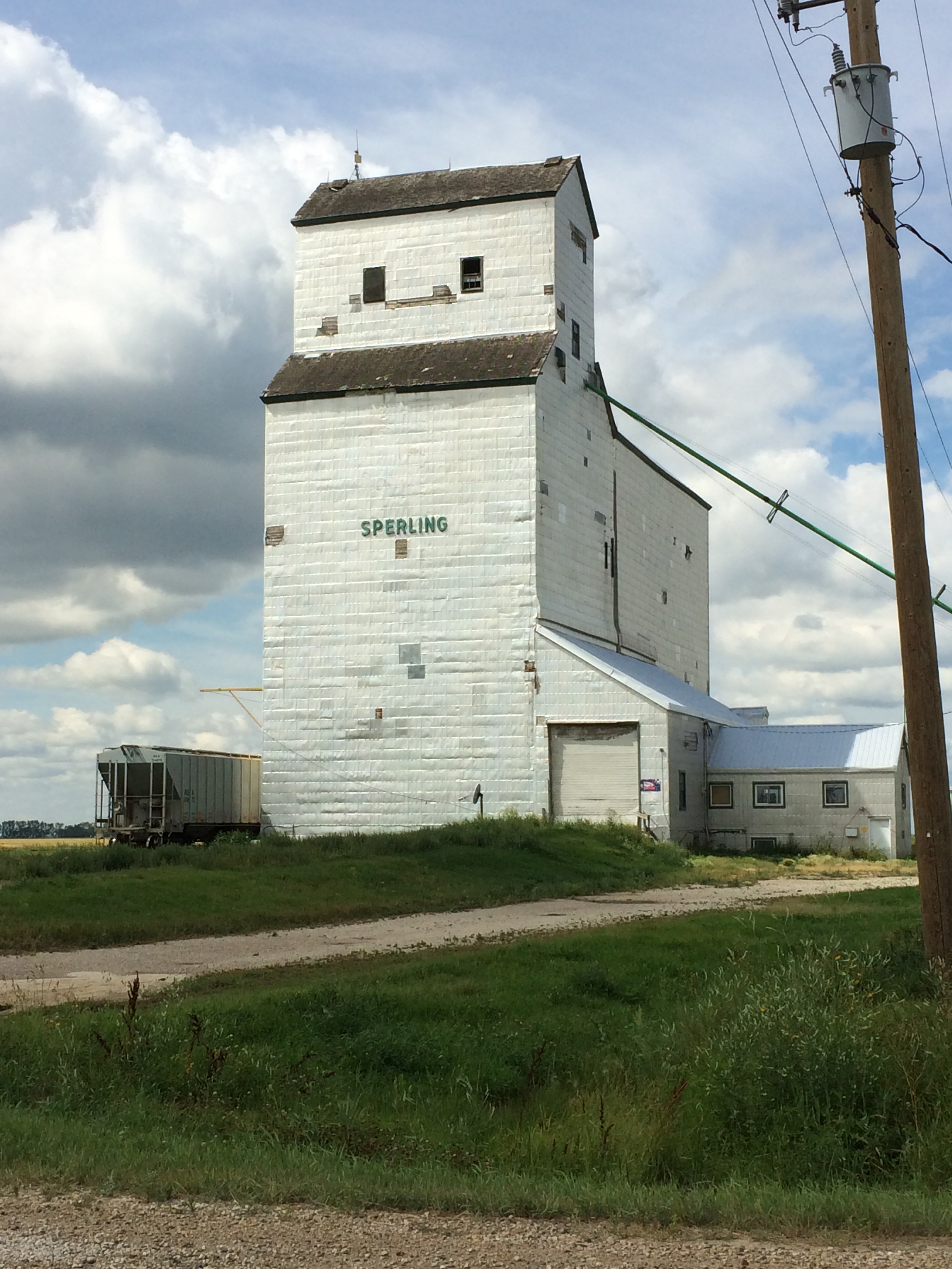 Image Grain Elevator at Sperling, Manitoba