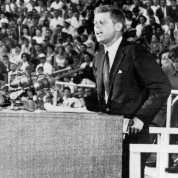 John F. Kennedy Acceptance Speech Democratic National Convention 1960 (cropped1)