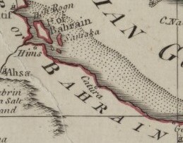 Map of Catura (Qatar) 1794 (cropped)