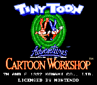 Tiny Toon Adventures Cartoon Workshop - Nintendo screenshot1