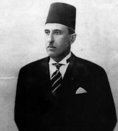 Portrait of Shukri al-Quwatli in 1943