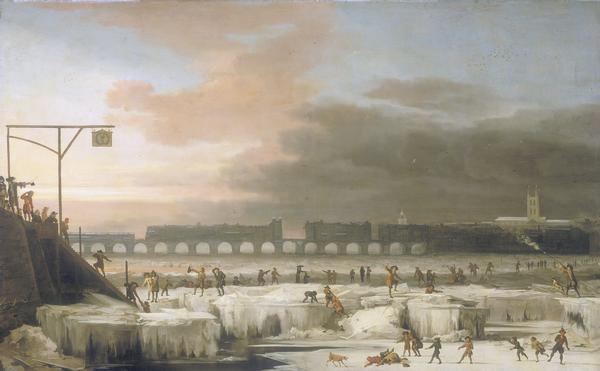 O Congelado rio Tâmisa 1677