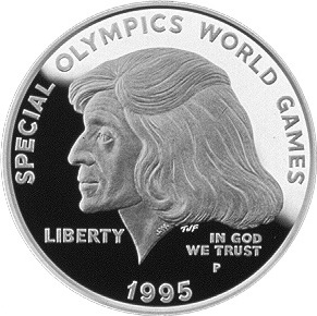 1995 Special Olympics World Games Dollar Obverse