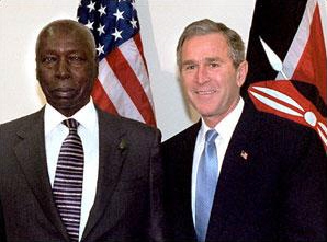 Moi and Bush