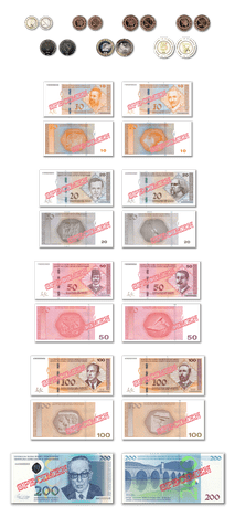 Convertible marks coins and banknotes1