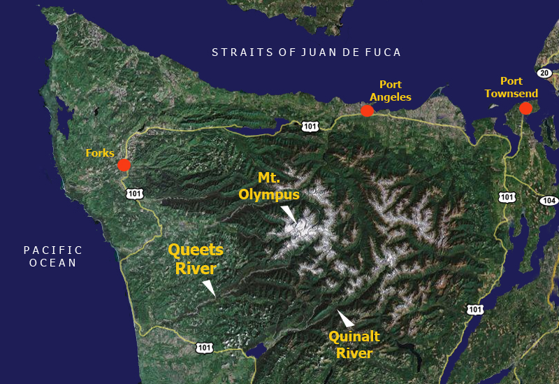 Queets map