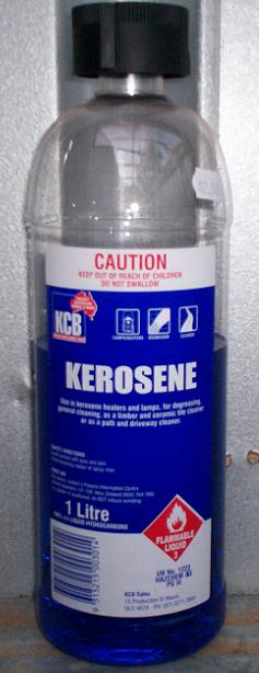 Kerosene bottle