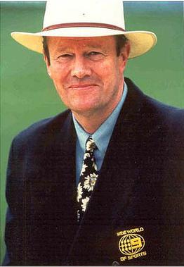 Tony Greig as commentator.jpg