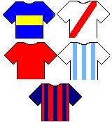 Cinco grandes del futbol argentino