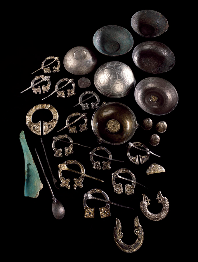 Image Early Medieval Hoard Of Pictish Silver Objects Dated C AD 800 Image Early Medieval Hoard Of Pictish Silver Objects Dated C AD 800