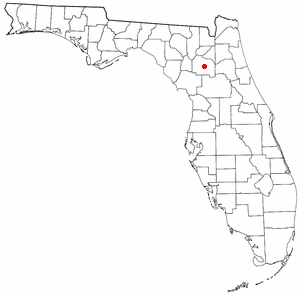 Location of Rochelle, Florida