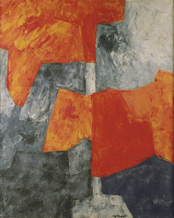 Serge Poliakoff Composition grise et rouge 1964.jpg