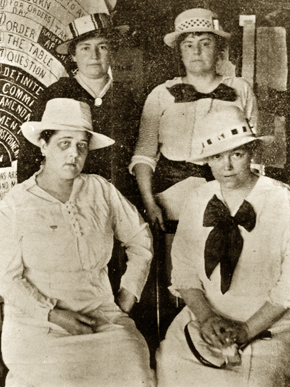 Four presidents of the Birmingham Equal Suffrage Association