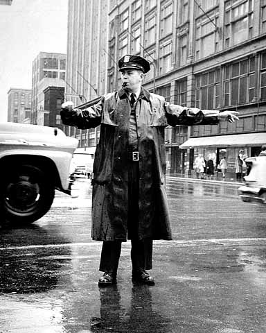Minneapolis Police 1959 traffic control