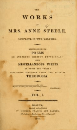 The works of Mrs. Anne Steele (1808)