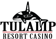 Tulalip Resort Casino whale logo with black letters.png