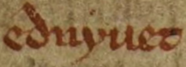 Ednẏuet, from NLW 6680B f. 30r