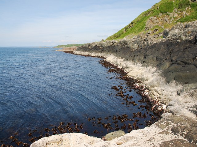 Exposed coast - geograph.org.uk - 834883