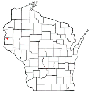 Location of Star Prairie (town), Wisconsin