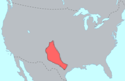 Comanche territory c.1850