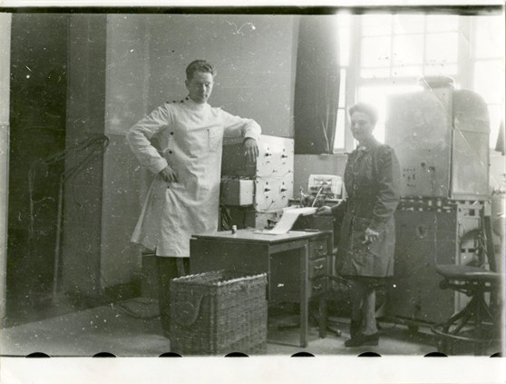 William Grey Walter and Vivian Dovey, c.1943