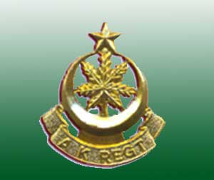 Military AJK Regiment Green