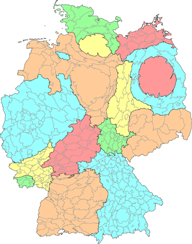 Germany-population-cartogram